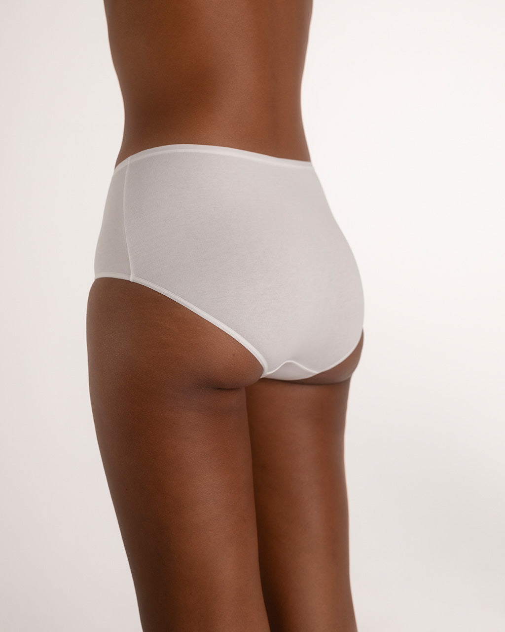High waist brief, 2-pk, Hvit