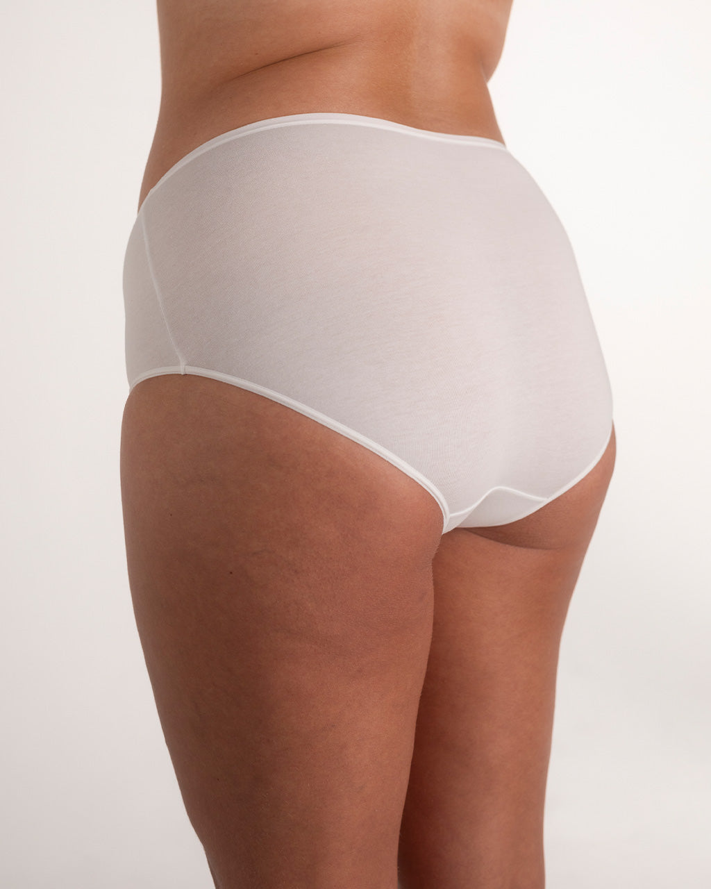 High waist brief, 2-pk, Hvit