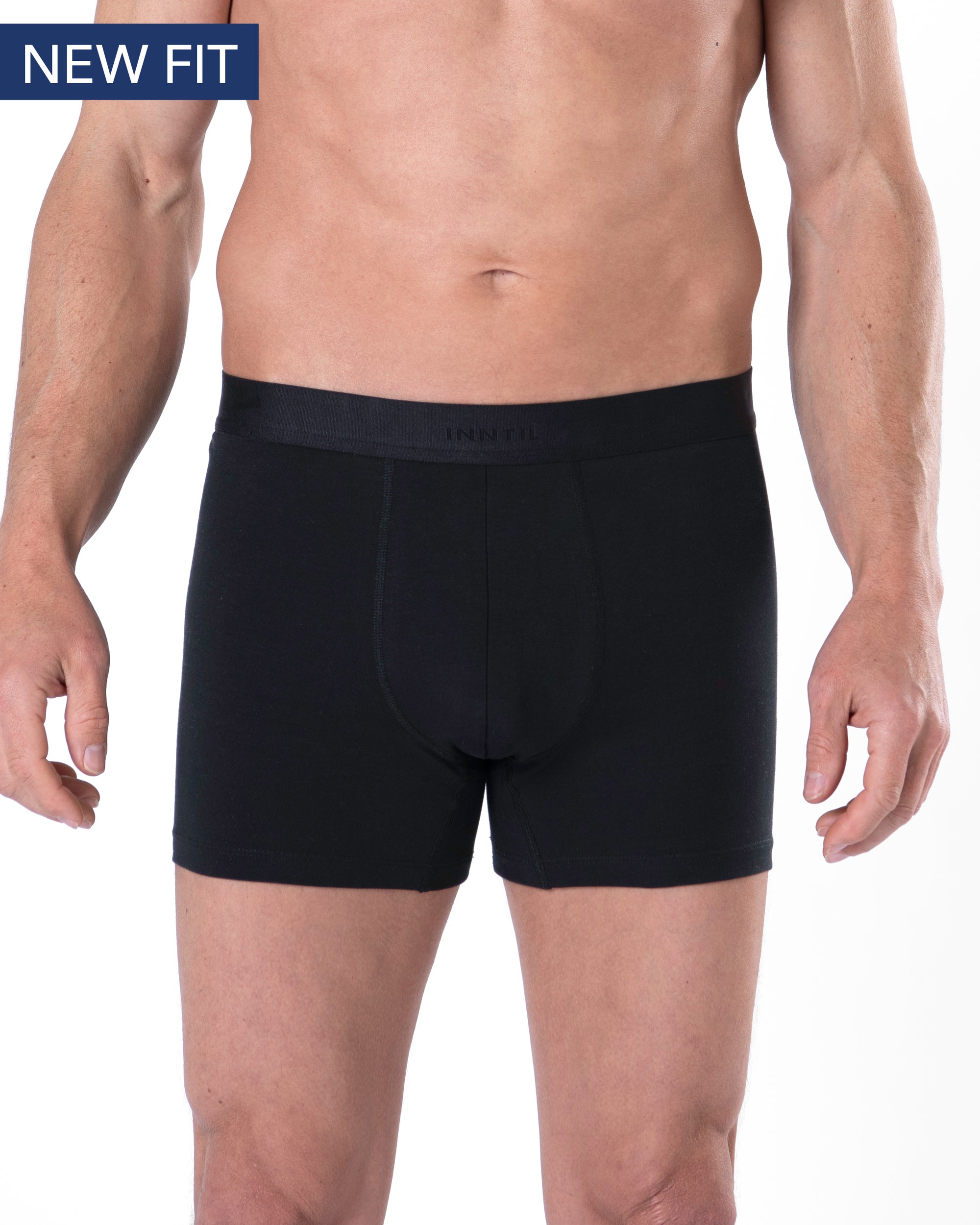 Bokser, 3-pk, sort