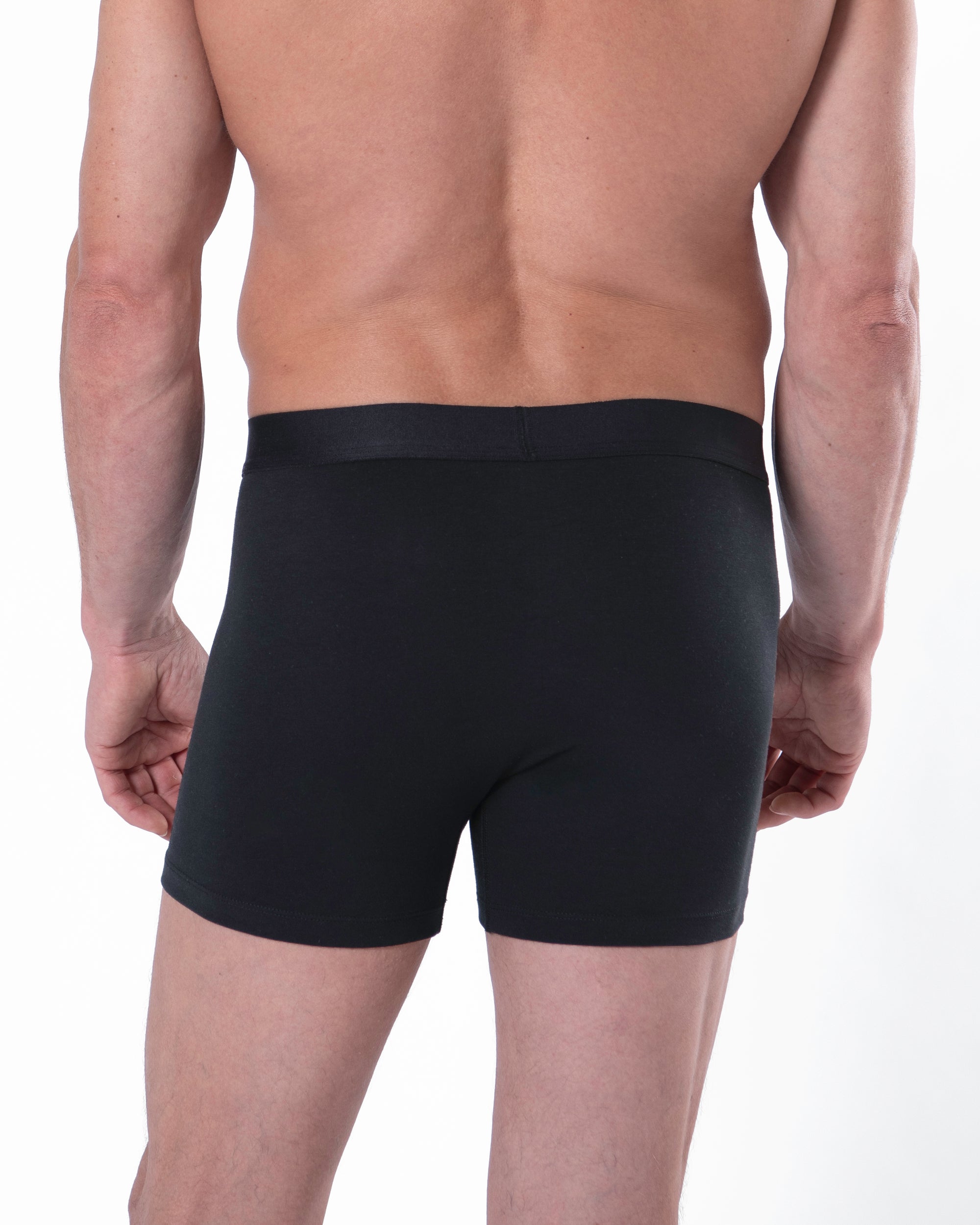 Bokser, 3-pk, sort