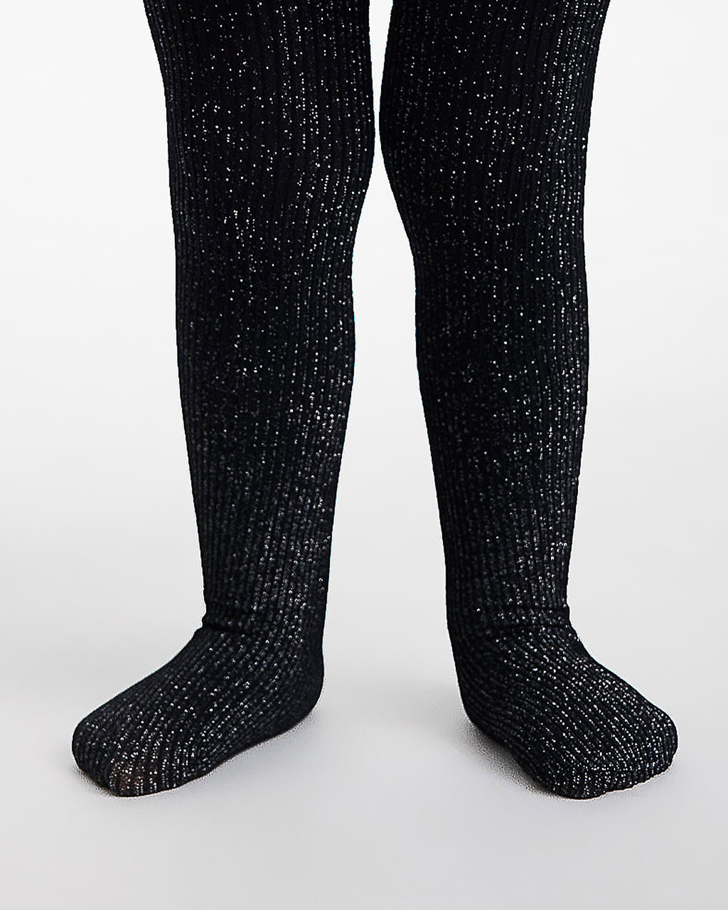 Strømpebukse med glitter, Sort