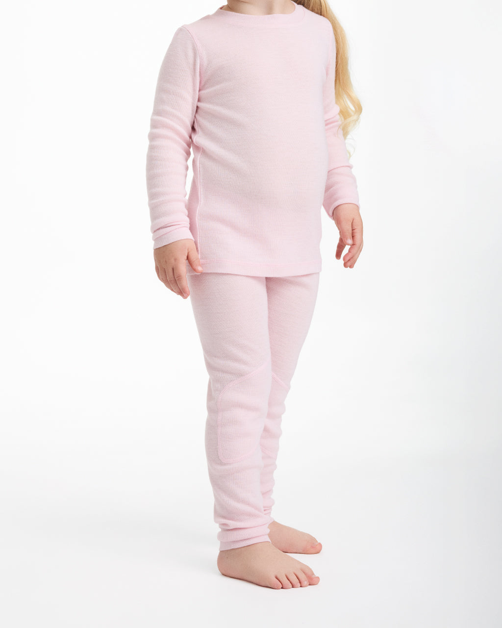 Ullsett barn, lys rosa