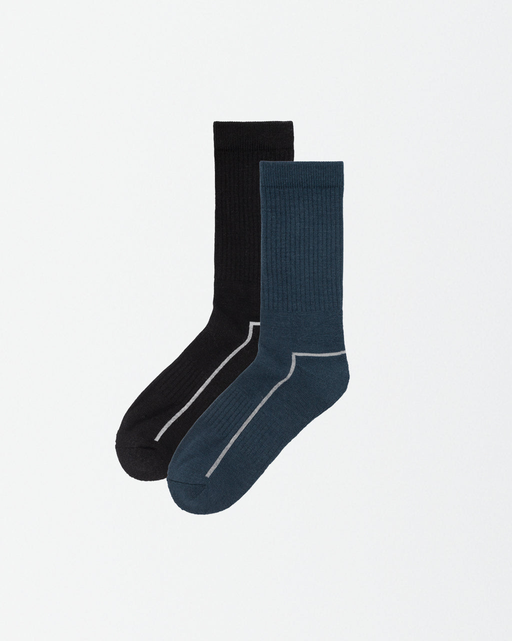 Ullsokker, sport, 2 par, Dark Mix